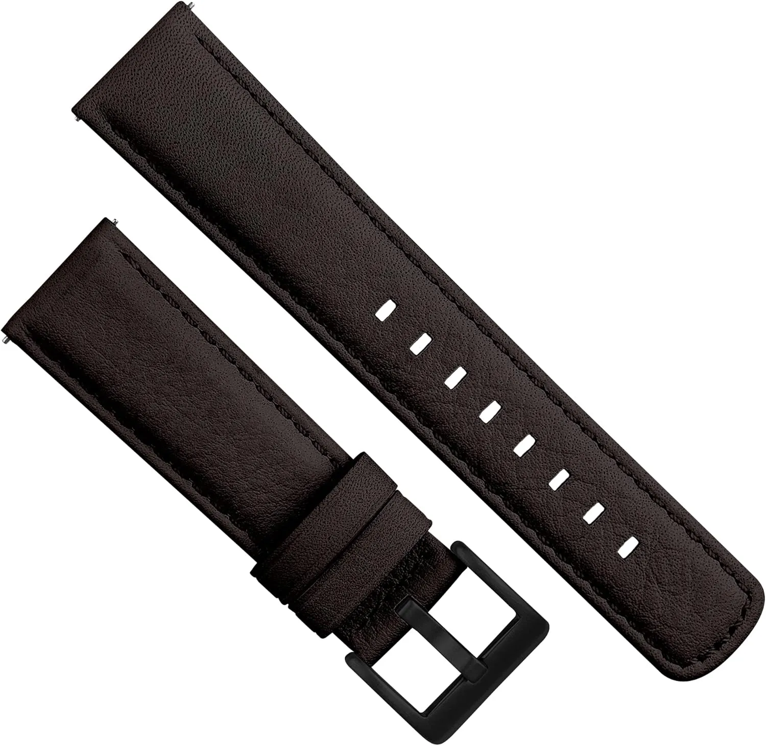- 18mm, 20mm, 22mm & 24mm Watch Straps BARTON Water-Resistant Leather Watch Bands - geophysical accompany basket Quick Release - Choose Strap Color & Size 