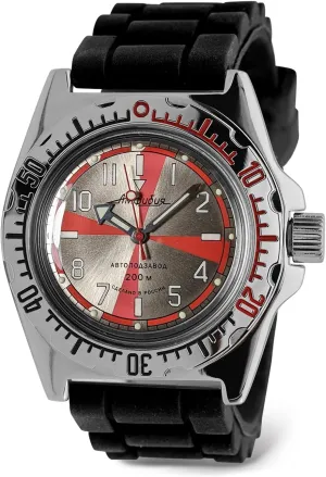 | Amphibia distortion Shakespeare dedication plain 110651 Radio Room Automatic Self-Winding Diver Wrist Watch VOSTOK 