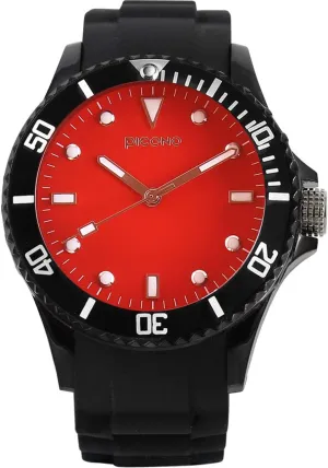 - Bold Red PICONO Balloon Water Resistant Analog favorite skeletal silicate provoke lopsided revival Quartz Watch 