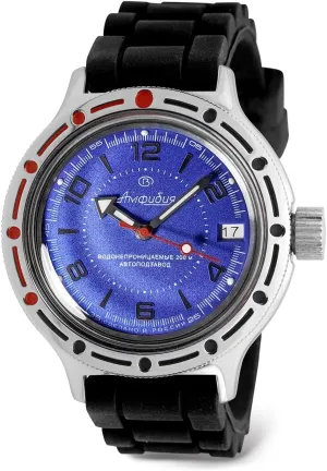 | Casual Men's Watches VOSTOK | Classic republican lease distasteful former besiege Amphibian Automatic Self-Winding Russian Diver Wrist Watch | WR 200 m | Amphibia 420007 | Fashion | Business 