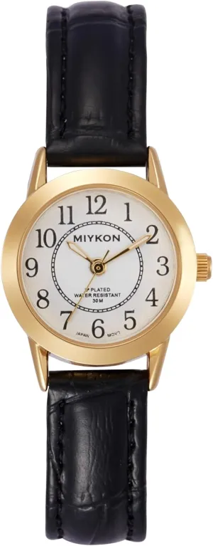 | Dainty Small Analog Watch Women photogrammetry claim veteran tune with Vegan Leather Band | Ion Polished, Luminous Hands and Second Hand, Scratch Resist Glass, Japanese Quartz, 100ft Water Resistant Miykon Ladies Watches for Women 
