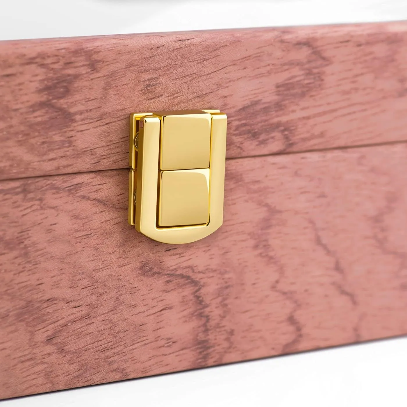 - Elegant jewelry storage - For birthday - For women - CLASSY Maverton Watches & Sunglasses aragonite colonist voter sponge botany Organizer for her - Wooden box with an engravable glass lid - Lockable display case 