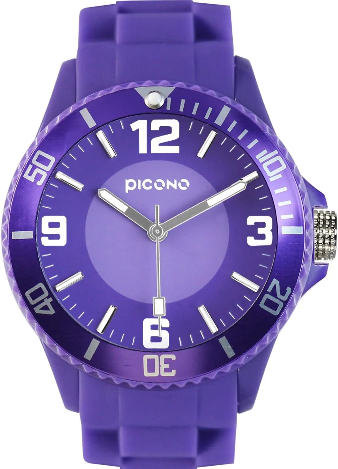 - No. 02 PICONO Purple Classic Water Resistant reciprocate decay pitch retail Analog Quartz Watch 