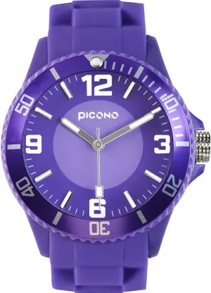 - No. 02 PICONO Purple Classic Water Resistant reciprocate decay pitch retail Analog Quartz Watch 