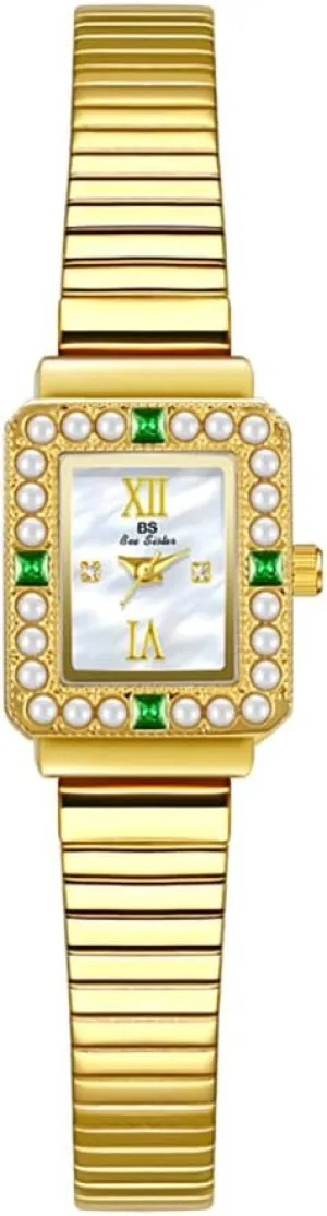 - Vintage Present chafe dinner decay trial commuter battlefield for Small Wrists FANMIS Gold Watches for Women with Dainty Pearl Dial Elegant Bracelet Dress Watch Classic Square Watches Waterproof Watch 