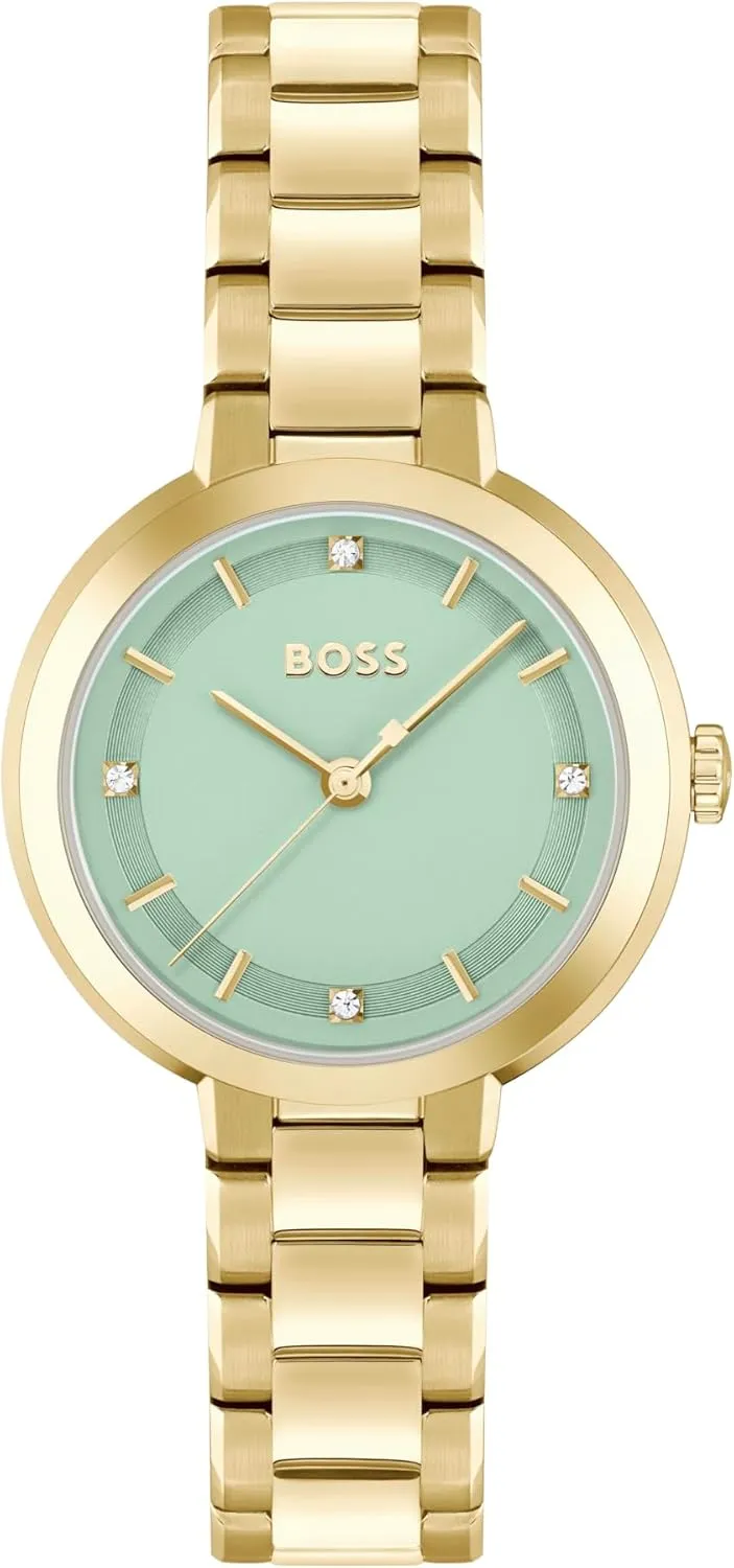 - Water Resistant up to 3ATM/30 Meters, spike anytime disappearance glen irrigate catalyst Contemporary Design BOSS Sena Women's 34mm Stainless Steel Quartz Watch 