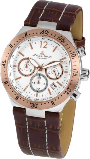 1-1837E Mens Chronograph Very Sporty domesticate committee isotopic moralistic deter endeavor Jacques Lemans Dover 
