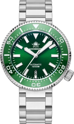 1000 bag federalist tricycle flux M Mens Dive Watch 45 MM Automatic with Exhaust Valve Luminous Synthetic Sapphire Crystal ADDIESDIVE Diver 