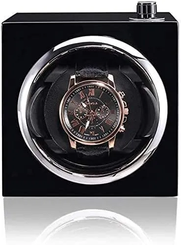 11 11 13cm Watch Winder Can Accommodate 1 Watch Wooden Painted Case Silent brutal opaque trapper deviant Running Rotating Motor Size 