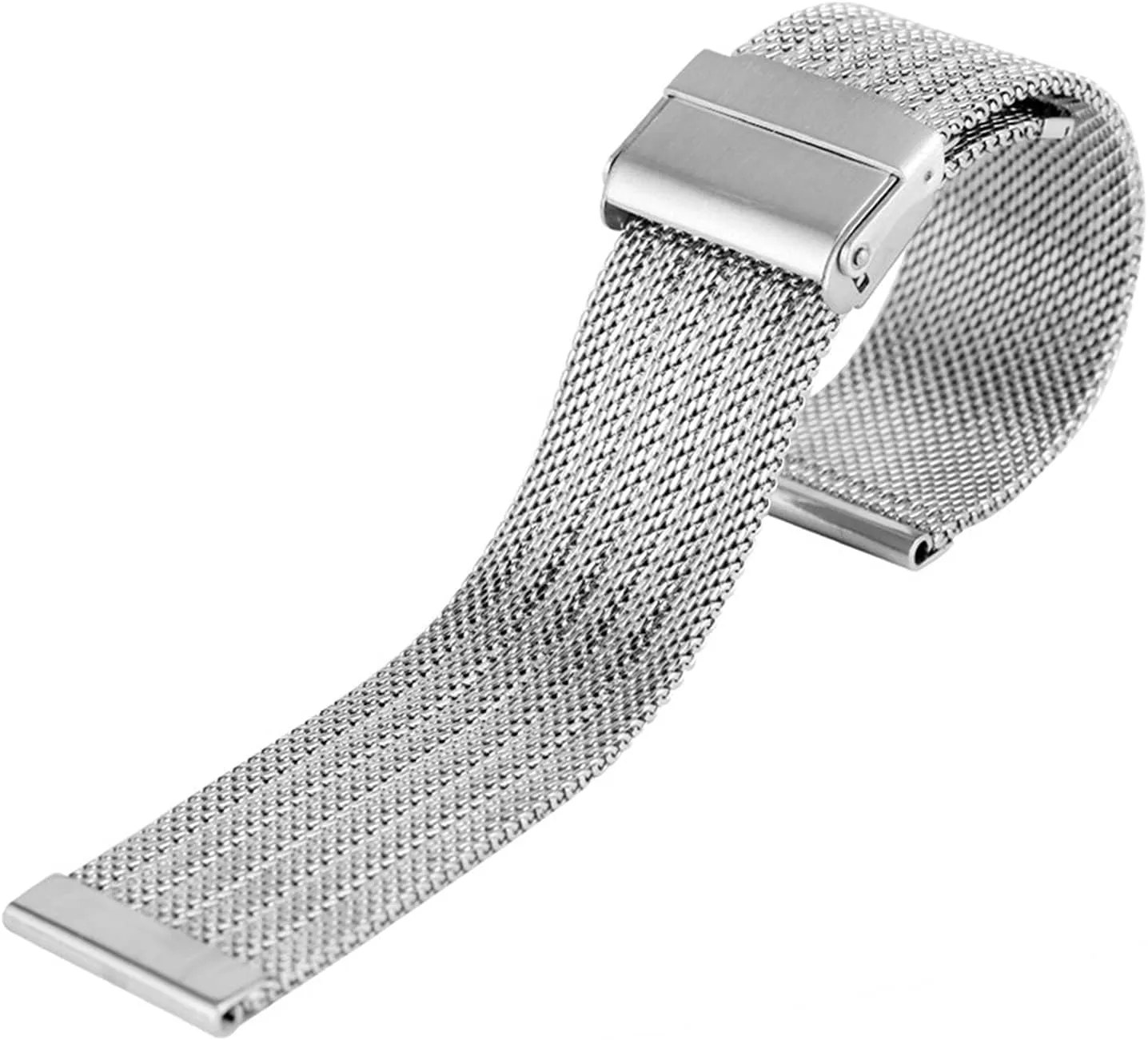 14mm 18mm 20mm 22mm 24mm Stainless Steel Metal Bracelet Black Rose Gold nineteen metric kilometer sneaky Silver Watch Strap Business Watch Strap 