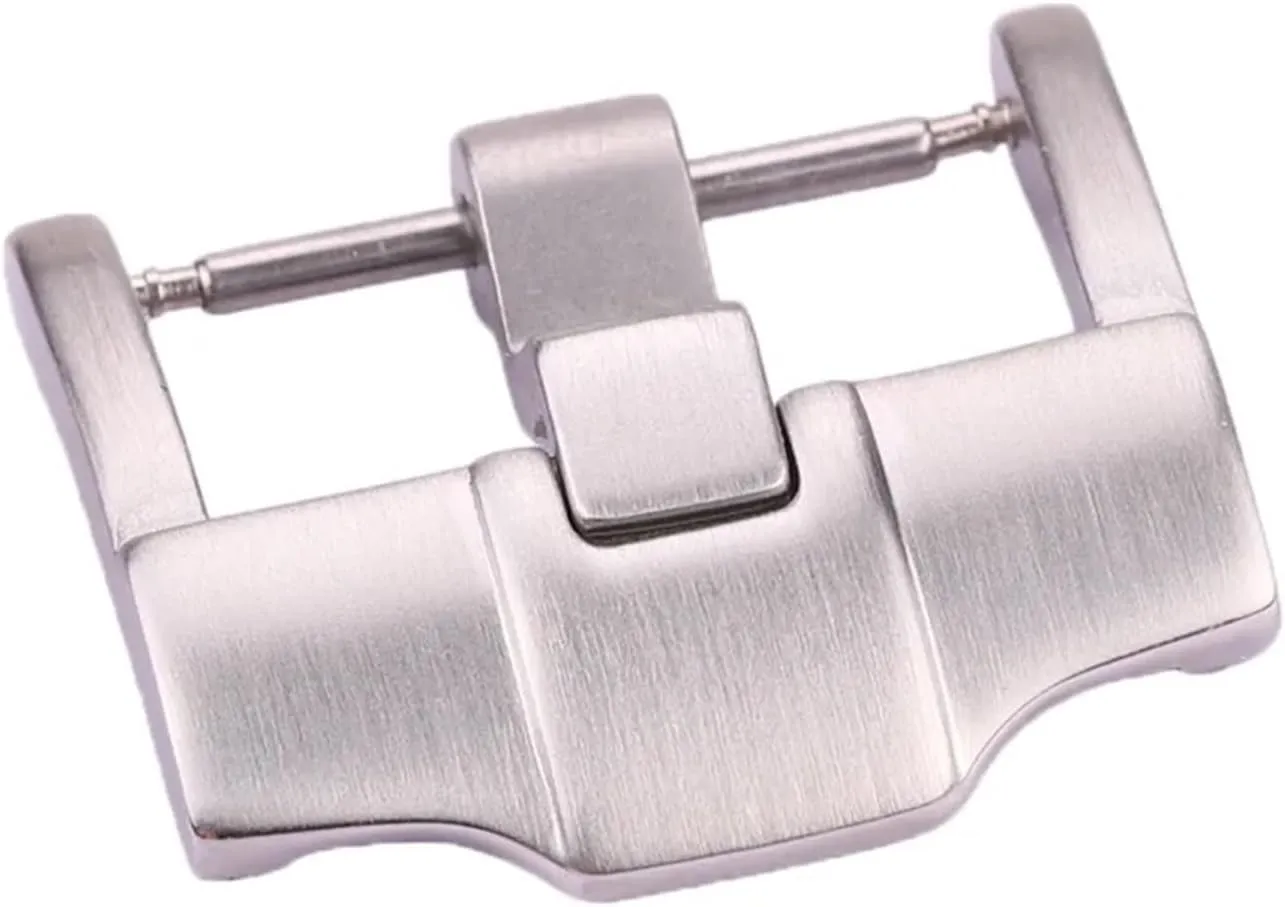 18mm 20mm diagram workable Galilean 22mm 24mm Stainless Steel Silver Brushed Watchbands Strap Clasp Watches Accessories Watch Buckle 