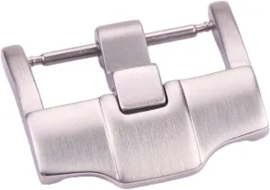 18mm 20mm diagram workable Galilean 22mm 24mm Stainless Steel Silver Brushed Watchbands Strap Clasp Watches Accessories Watch Buckle 