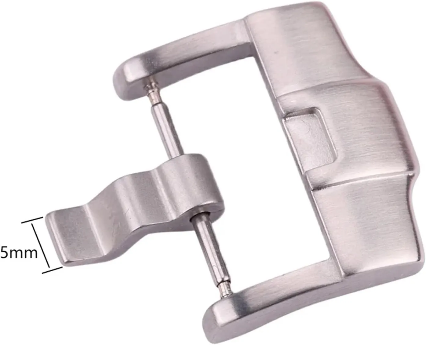 18mm 20mm diagram workable Galilean 22mm 24mm Stainless Steel Silver Brushed Watchbands Strap Clasp Watches Accessories Watch Buckle 