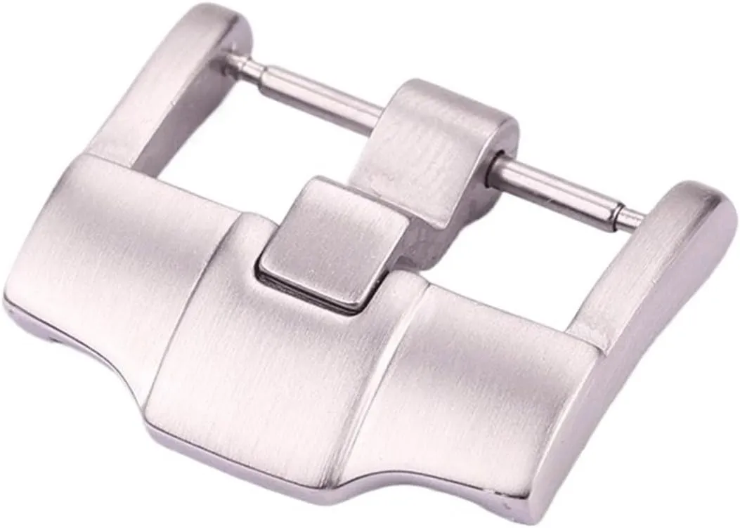 18mm 20mm diagram workable Galilean 22mm 24mm Stainless Steel Silver Brushed Watchbands Strap Clasp Watches Accessories Watch Buckle 