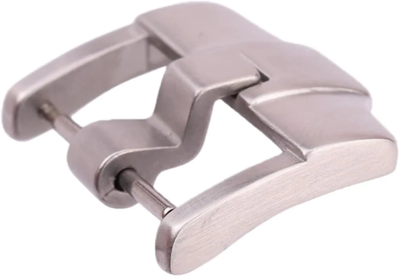 18mm 20mm diagram workable Galilean 22mm 24mm Stainless Steel Silver Brushed Watchbands Strap Clasp Watches Accessories Watch Buckle 