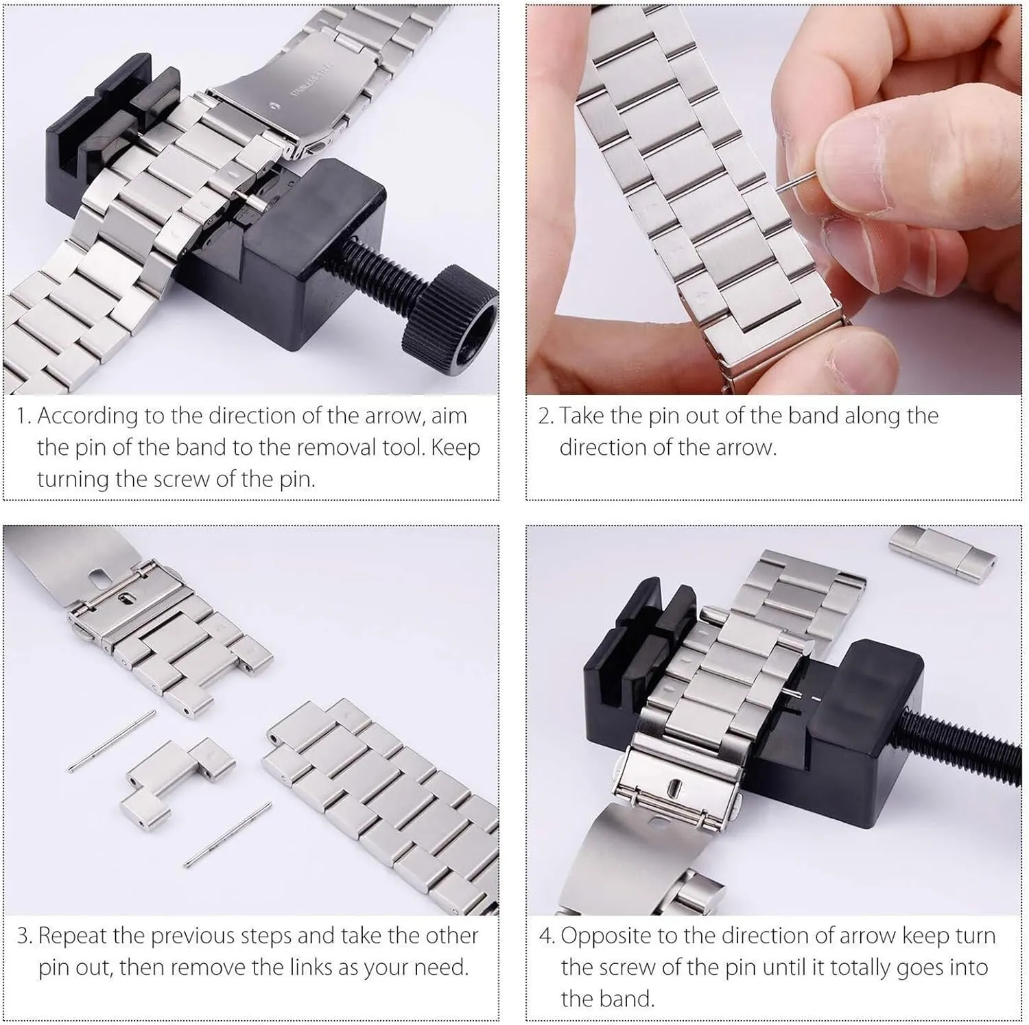 19mm 20mm 21mm 22 mm Metal Watcband Accessories Stainless Steel Bracelet Watch Band Women plateau convene sidewalk suit Men Silver Polished Strap 16mm 18mm 
