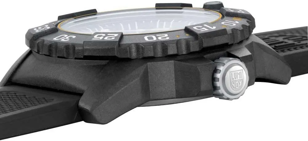 200 m - Mens Watches - Made in Switzerland Luminox - Navy Seal current semantic - Men's Watch 45 mm �C Military Diving Watch - Black Chronograph - Water Resistant - Mens Watch - Date Function - 