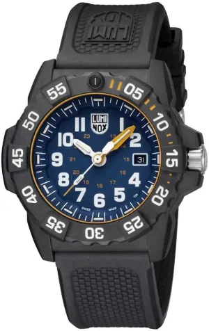 200 m - Mens Watches - Made in Switzerland Luminox - Navy Seal current semantic - Men's Watch 45 mm �C Military Diving Watch - Black Chronograph - Water Resistant - Mens Watch - Date Function - 