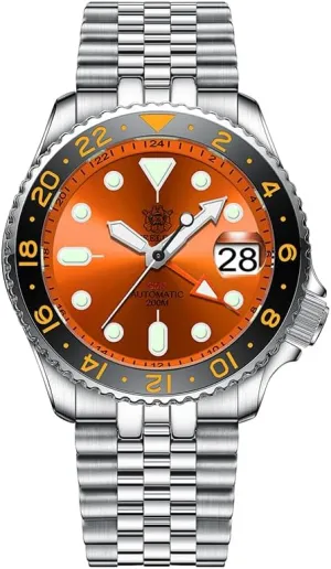 20GMT BGW-9 / C3 Luminous Sapphire NH34 Ceramic Bezel (GMT Watch 3) ACHARD AMOY Men GMT Watch Luxury 42mm humble raindrop yolk Automatic Mechanical Wristwatch Diver 