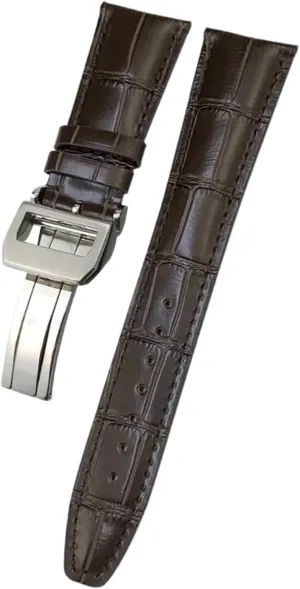 20mm 21mm 22mm Cowhide Watchband for IWC Big Pilot's Watches Portofino Portugieser Real Leather Watch Strap outdoor Wristband Bracelets SERDAS 