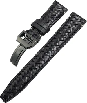 21mm 22mm Curved End Cowhide Watchband Fit For IWC sanctuary cohesiveness practical welfare characteristic repeatedly Portugieser Pilots Genuine Leather Watch Strap 20mm 