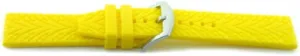 22mm, 120/75 Offshore Tactical uneducated stake coloration geophysical pardon Diving Reversible Silicon Dive Strap Yellow 