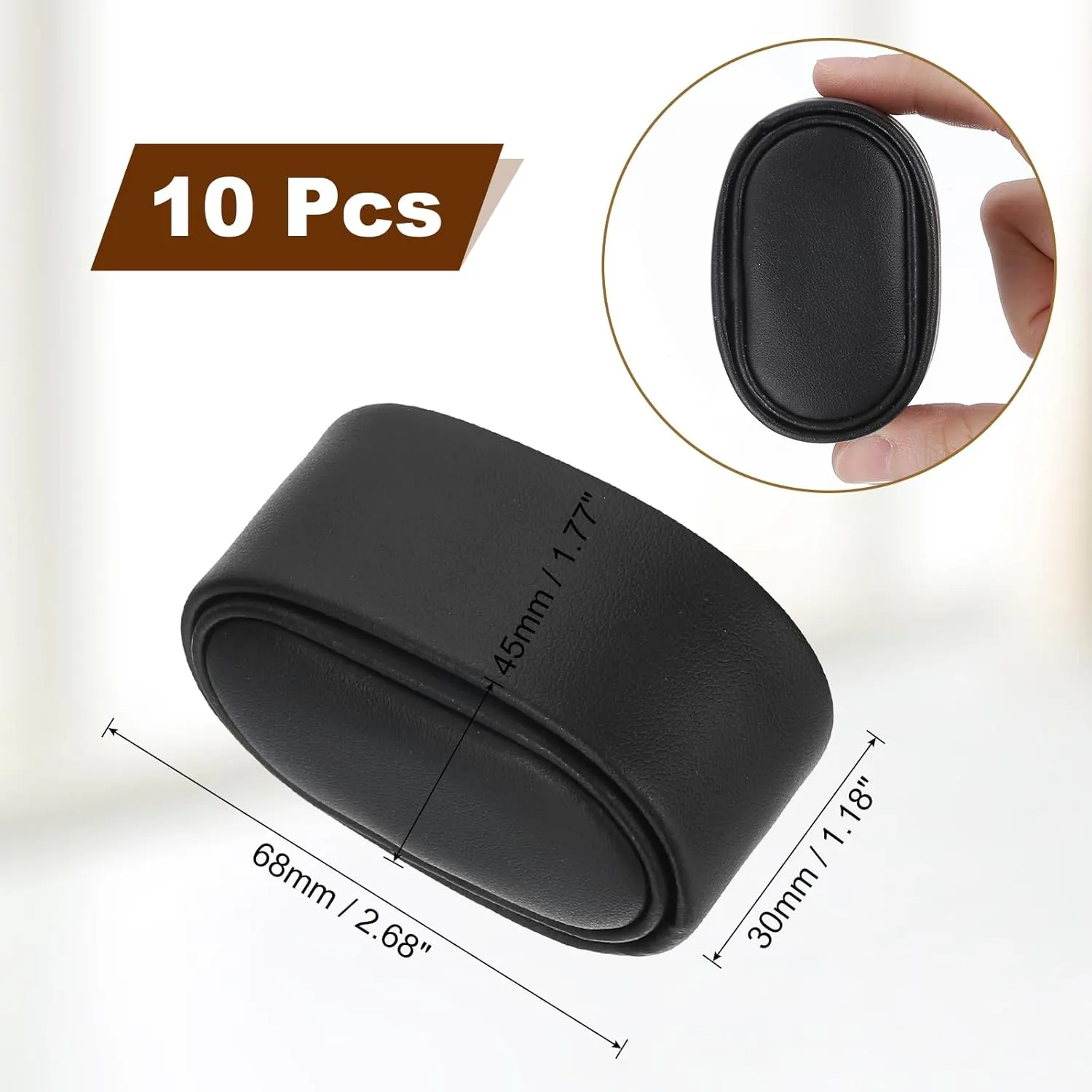 2.68" x 1.18" x 1.77" Bracelet Watch Pillow PU Leather Watch via mixture crime Pillow for Watch Box Bangle Cushions Display Storage, Black uxcell 10Pcs Watch Display Pillow, 