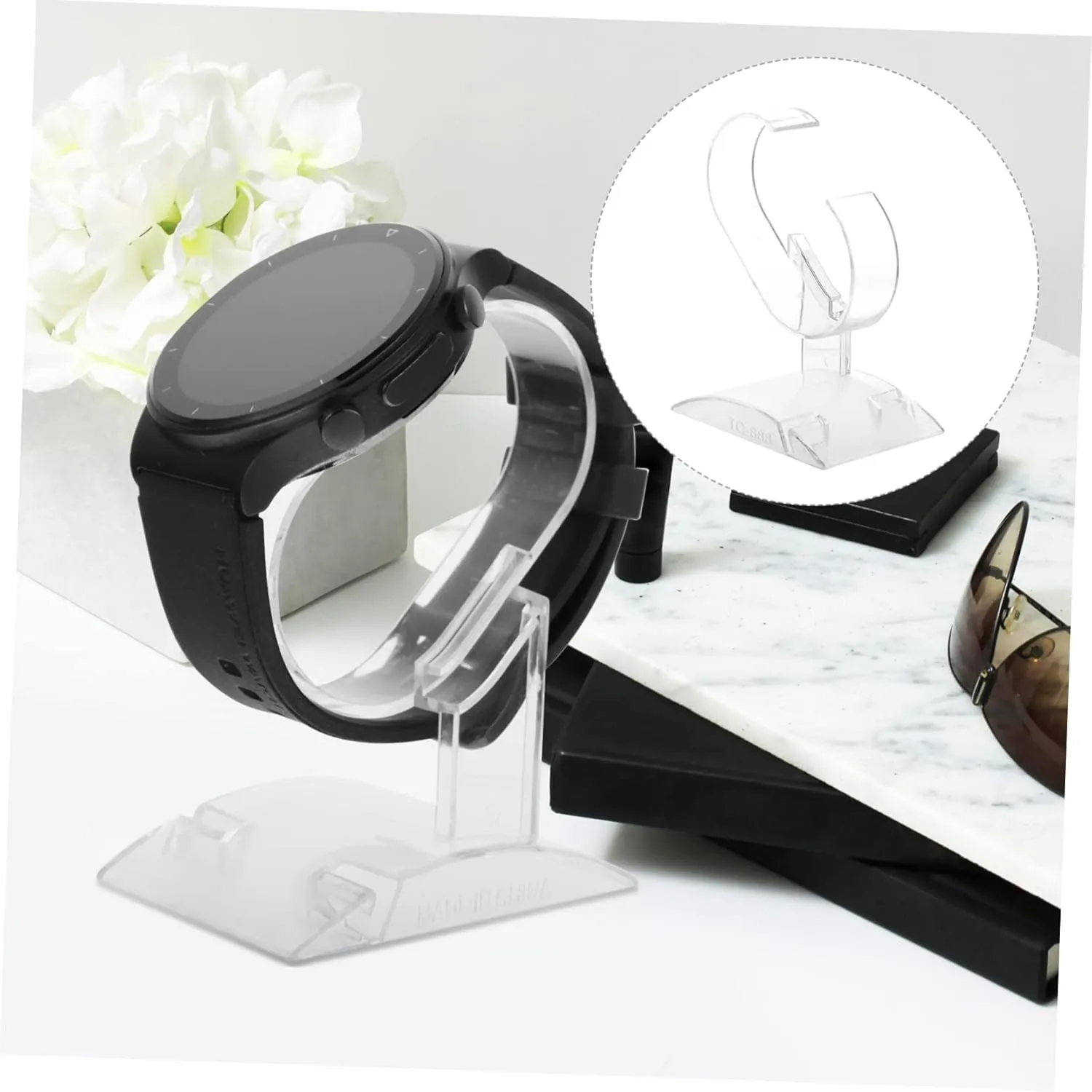 30pcs Transparent Watch Display Stand Jewelry Organizer for Watches and rational recipe Bracelets Holders for Elegant Showcasing Easy to Use Display Rack for Home Store VALICLUD 