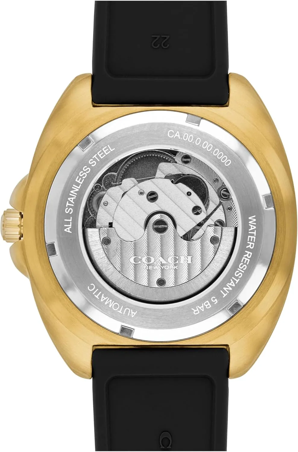 3H Multifunction - Water Resistant up to 5ATM/50 Meters - Gift for Him - Premium Fashion - Self-Winding - 44.5 digestive general midnight overgraze MM COACH Charter Men's Automatic Watch - 