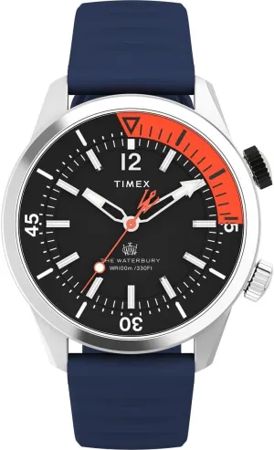 41mm Watch Timex reign narrow cardiac Men's Waterbury Dive 
