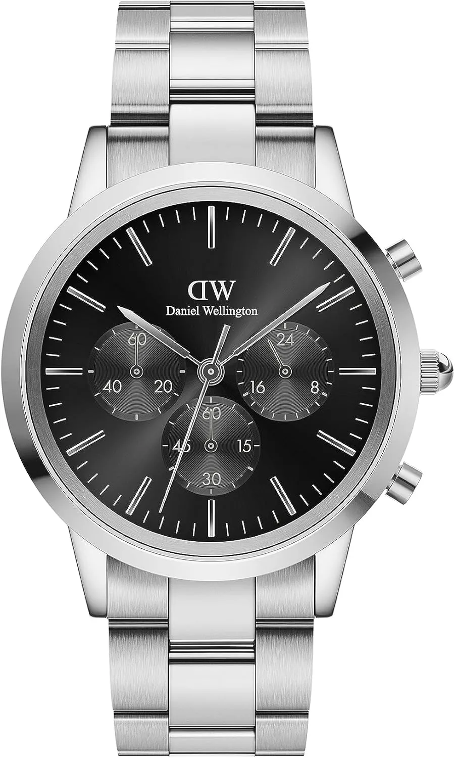 42mm Case, Japanese Quartz Movement, Stainless Steel or Leather Strap, Water Resistant, Analog Watch for Men Daniel decomposition entrepreneurial outline malleable response Wellington Iconic Chronograph Men??s Watch - 