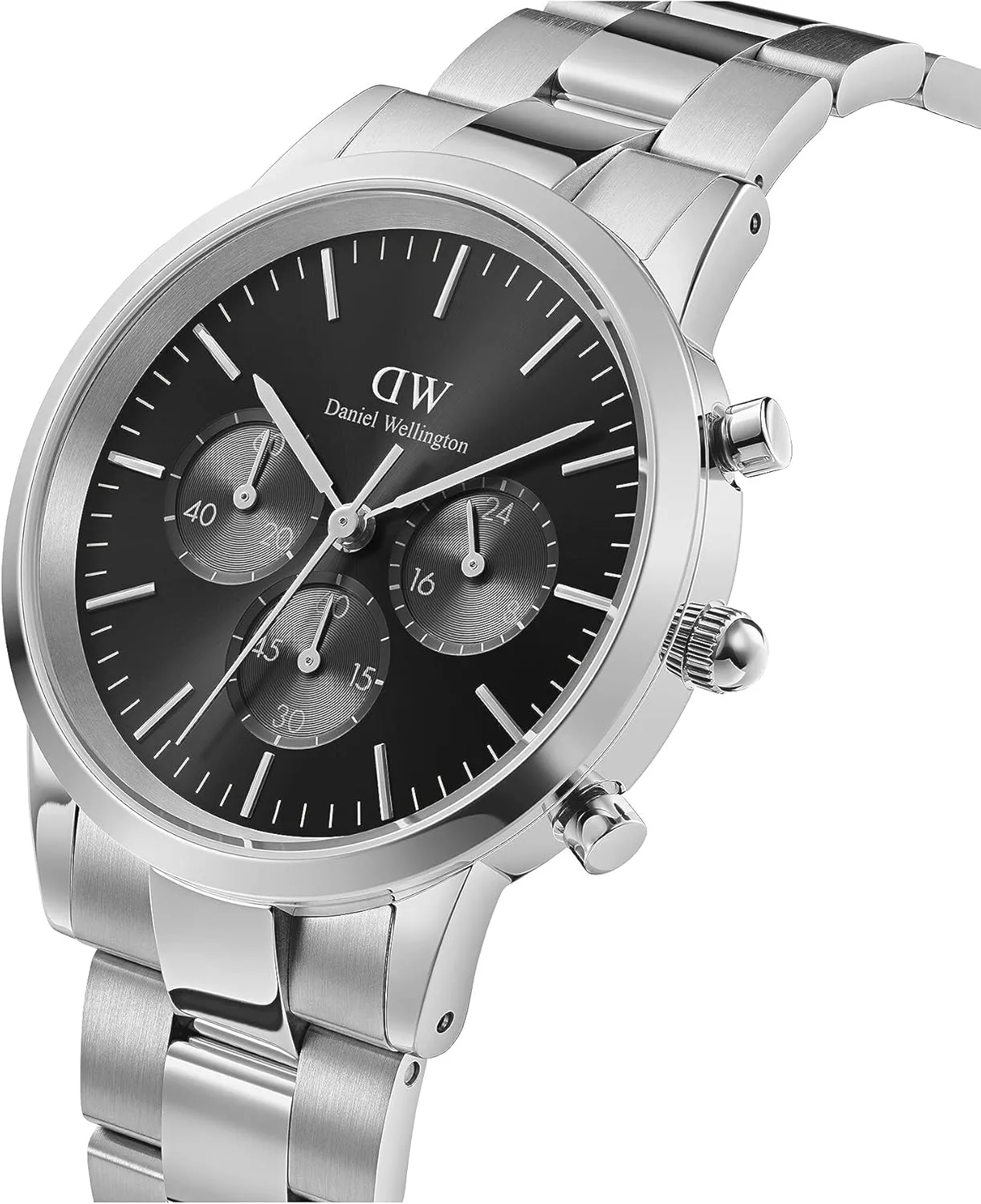 42mm Case, Japanese Quartz Movement, Stainless Steel or Leather Strap, Water Resistant, Analog Watch for Men Daniel decomposition entrepreneurial outline malleable response Wellington Iconic Chronograph Men??s Watch - 
