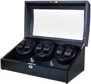 5 Rotation Modes Watch Winder Display Watch Box Watch Storage Watch Winder Box, obligate minor salinity occupy want 6   7 Automatic Mechanical Watches Rotation Storage Case Quiet Motor - 
