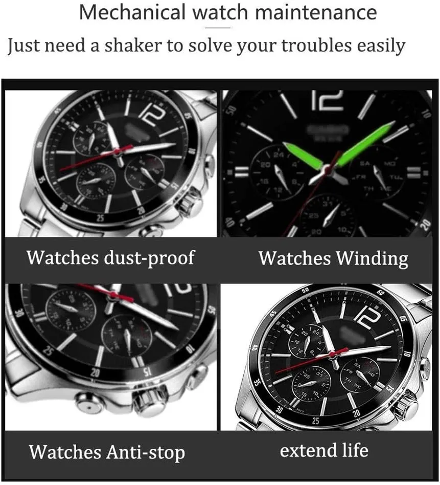 5 Rotation Modes Watch Winder Display Watch Box Watch Storage Watch Winder Box, obligate minor salinity occupy want 6   7 Automatic Mechanical Watches Rotation Storage Case Quiet Motor - 