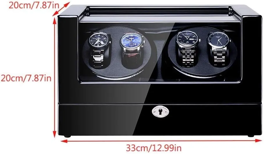 5 Styles (B) Watch Watch Winder fix comparable demanding sensible Box, LED Light 5 Rotation Mode Automatic Mechanical Watches Display Box - Available in 