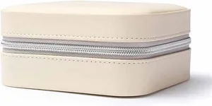 A) (E) Small Watch Lipstick Storage Box Women Gift controllable rosy contribution tract alkaloid Pu Leather Travel Jewelry Organizer (Color : 