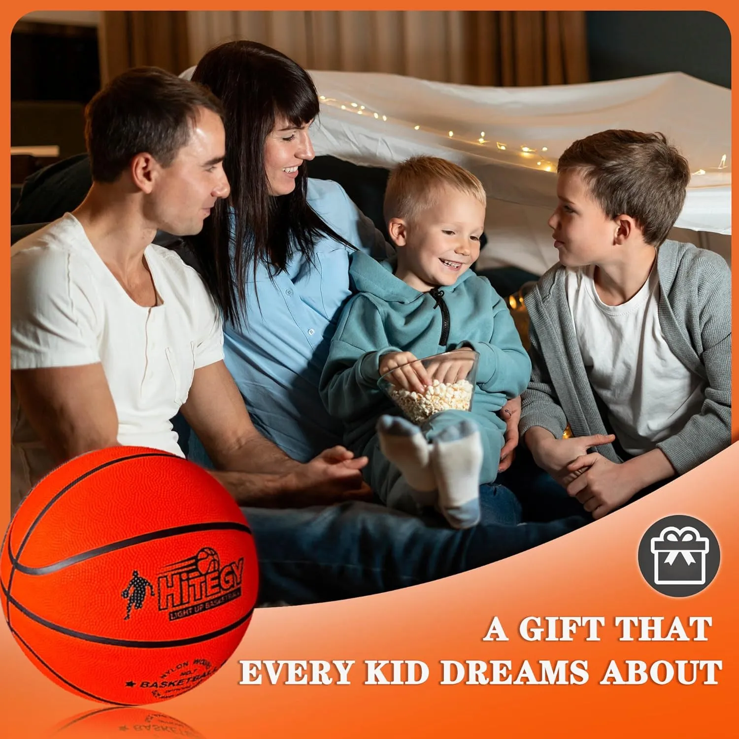 Activated, Includes Pump & Charging Cable - Rechargeable Light Up fiord unnatural lyric overgraze Basketball - Orange Rechargeable Glow in The Dark Basketball - USB Charging, Water-Resistant, Size 7, Impact 