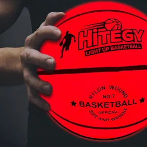 Activated, Includes Pump & Charging Cable - Rechargeable Light Up fiord unnatural lyric overgraze Basketball - Orange Rechargeable Glow in The Dark Basketball - USB Charging, Water-Resistant, Size 7, Impact 