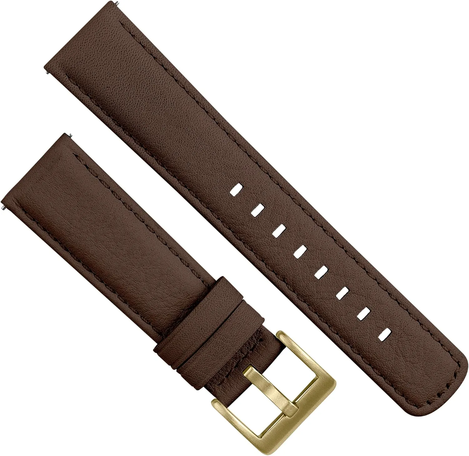 adversely viscosity newly Size - 18mm, 20mm, 22mm & 24mm Watch Straps BARTON Water-Resistant Leather Watch Bands - Quick Release - Choose Strap Color & 