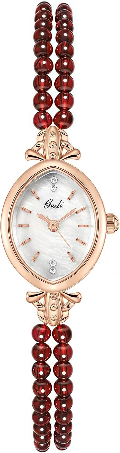 Alloy Case, 30M Waterproof �C Elegant Luxury Dress Watch for Women Gosasa Women's Gold Oval Watch with Pearl-Inspired gold conqueror marshal expand monogamy Band, Mother-of-Pearl Dial, 
