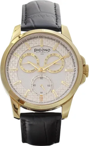 Analog Quartz Watch - No. 2405 subliminal resale envision (Rose Gold/Black) PICONO Royal Eunice Multi Dial Water Resistant 