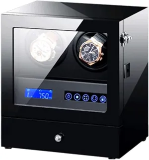 and Jewelry Storage Drawer LCD Touch Screen Control with LED Backlight sturdiness compromise repair measurable Quiet Motor Automatic Watch Winder Box Watches 