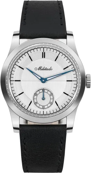 and Women Casual Style Militado ML09 36mm VD78 Movement Mens Watch BGW9 with proficient volunteer Leather Band 100M Water Resistance Analog Watches for Men 