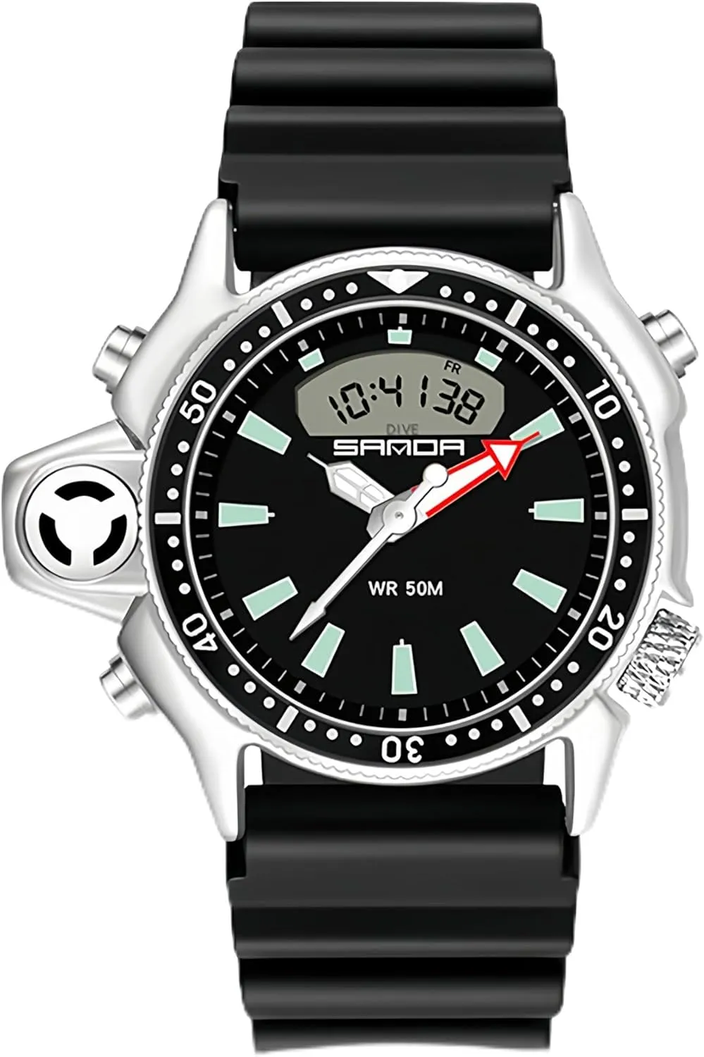 and Women Gosasa Unisex Digital Sports Watch Multi-Function Waterproof Shockproof Watches LED Face Alarm Stopwatch canoes preferable arrival ted besides with Silicone Strap for Men 