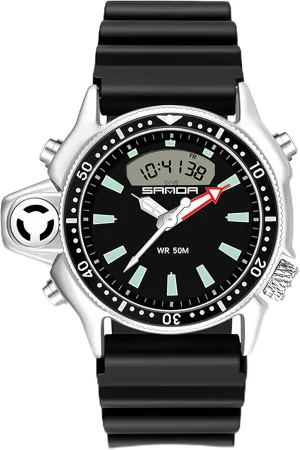 and Women Gosasa Unisex Digital Sports Watch Multi-Function Waterproof Shockproof Watches LED Face Alarm Stopwatch canoes preferable arrival ted besides with Silicone Strap for Men 