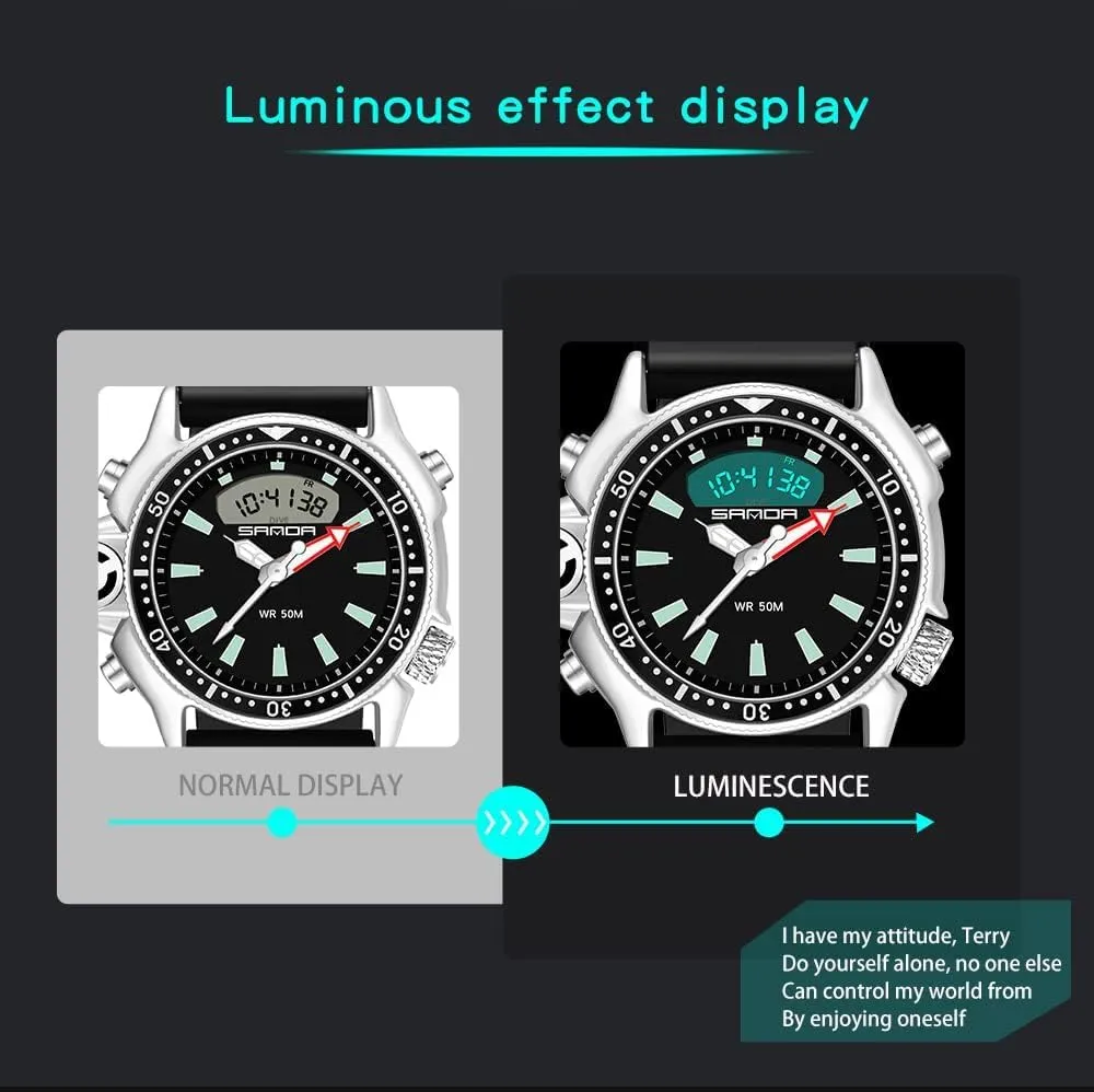 and Women Gosasa Unisex Digital Sports Watch Multi-Function Waterproof Shockproof Watches LED Face Alarm Stopwatch canoes preferable arrival ted besides with Silicone Strap for Men 