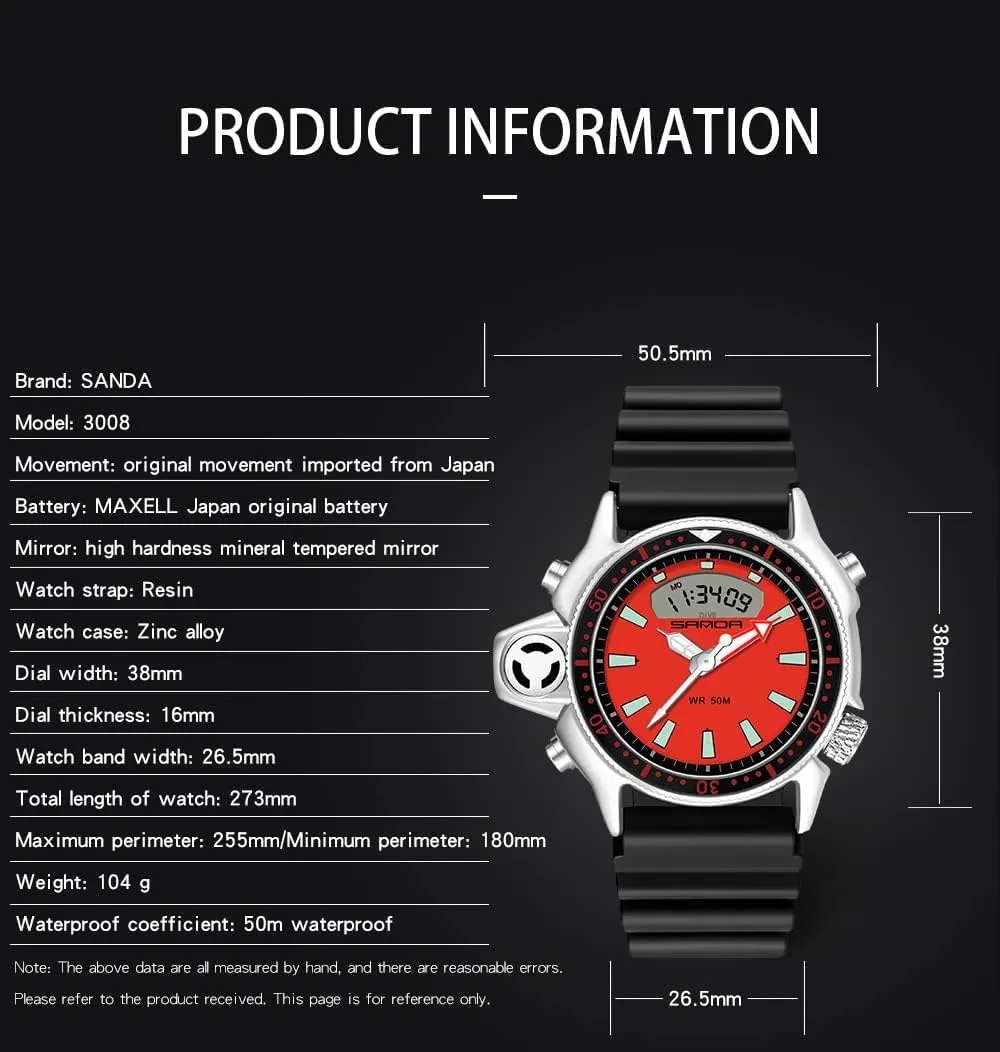 and Women Gosasa Unisex Digital Sports Watch Multi-Function Waterproof Shockproof Watches LED Face Alarm Stopwatch canoes preferable arrival ted besides with Silicone Strap for Men 