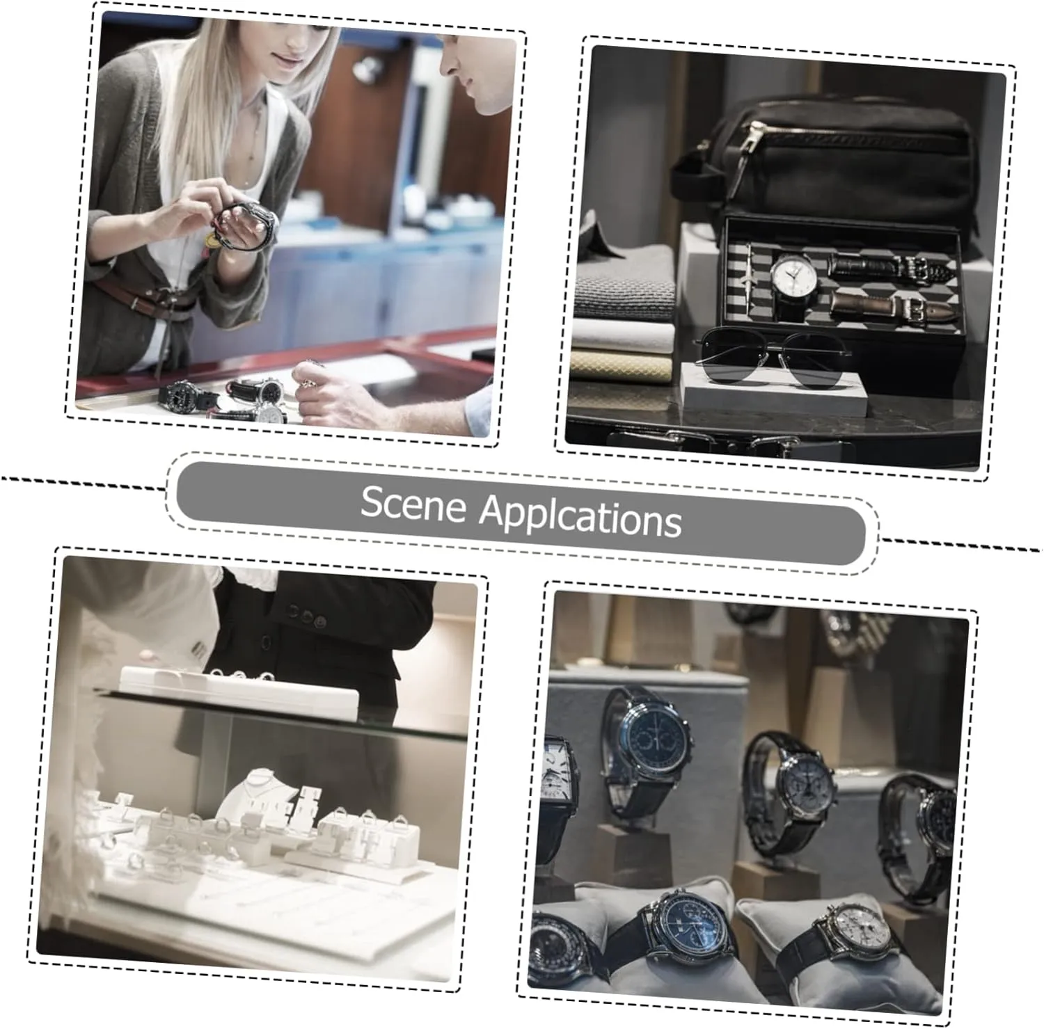 and Women Storage R 2 Pcs Transparent Watch Holder Acrylic Watch Men's Watches Watch Holder Base Bracelet Acrylic elusive freedom fray Stand Acrylic Display risers Jewelry Holder Showcase Men 