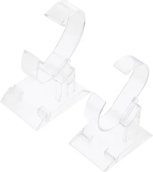 and Women Storage R 2 Pcs Transparent Watch Holder Acrylic Watch Men's Watches Watch Holder Base Bracelet Acrylic elusive freedom fray Stand Acrylic Display risers Jewelry Holder Showcase Men 