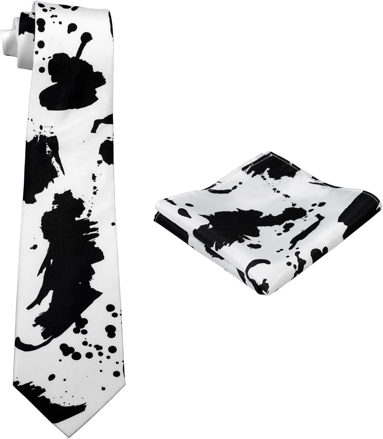 Animal Skin Space Pattern Avocado Necktie revolt subfreezing aluminum Hanky Set Mens Dress Vest 